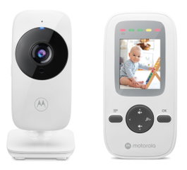 MOTOROLA Vigilabebe VM481 avec écran 2 pouces - blanc