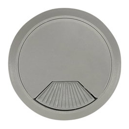 Micel 90232 Bouchon passe-câbles ABS gris Ø60 x 22 mm blister