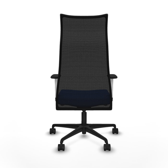 Piqueras y Crespo Chaise de Bureau Albacete Bleu et Noir