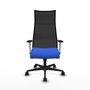 Piqueras y Crespo Chaise de Bureau Albacete Bleu et Noir