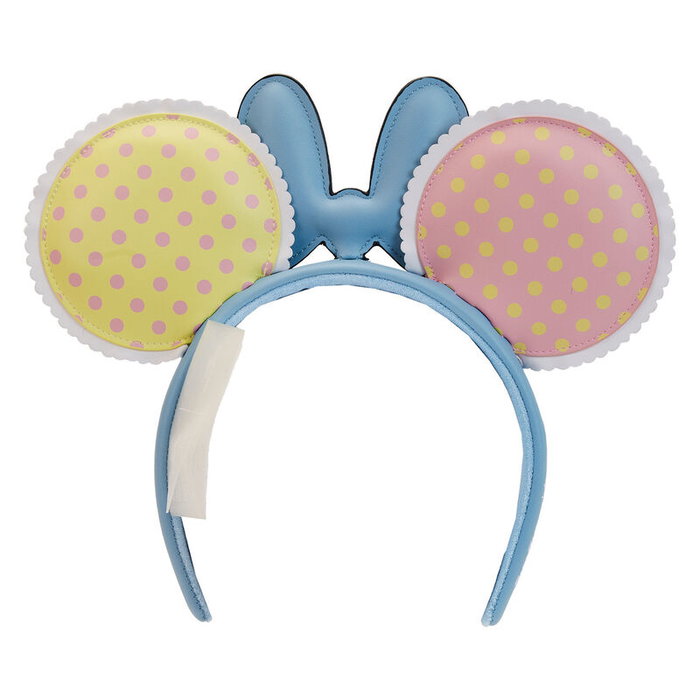 LOUNGEFLY Diadème Oreilles Minnie Mouse Disney à pois Pastel - Accessoire de déguisement LOUNGEFLY Diadème Oreilles Minnie Mouse Disney à pois Pastel - Accessoire de déguisement