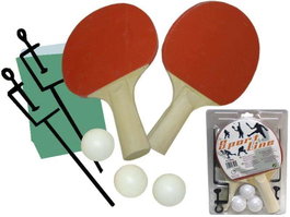 Rama Set de ping-pong avec 2 raquettes, 3 balles et filet