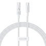 Baseus Câble USB-C vers USB-C P10373000211-00 Blanc 1 m