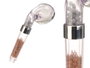 BERILO Téléphone de douche piercing thérapie pierres 25 x 8 x 8 cm ABS acier (Set de 12)