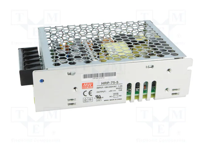 MEAN WELL HRP-75-5 Alimentation à impulsions 75W 5V DC