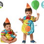 Déguisement Bébé Clown Cirque Multicolore avec Nœud Papillon - Taille 24 Mois - Unisexe - Polyester