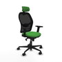 Piqueras y Crespo Chaise de Bureau avec Appui-tête Jorquera 2D036N2 Vert