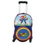 Toybags Coffret triple Super Mario - Intérieur entièrement doublé et personnalisé - Fermetures éclair et finitions haute qualité - 37 x 27 x 17 cm - Textile