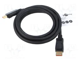 GOOBAY Câble DisplayPort 2.1, 2m, Noir