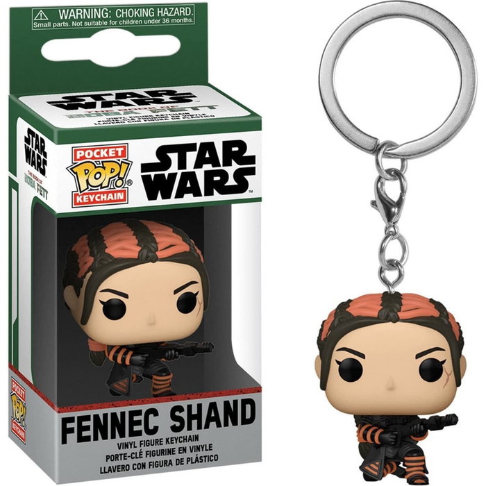 Funko Pop Keychain Llavero Star Wars - Porte-clés Fennec Shand Le Livre de Boba Fett Édition Limitée