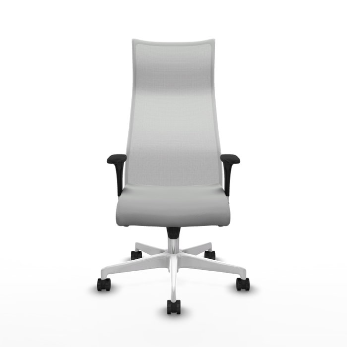 Piqueras Y Crespo Fauteuil Albacete, Mécanisme Synchrone, Gris clair et Blanc Piqueras Y Crespo Fauteuil Albacete, Mécanisme Synchrone, Gris clair et Blanc