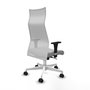 Piqueras Y Crespo Fauteuil Albacete, Mécanisme Synchrone, Gris clair et Blanc