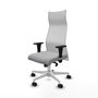 Piqueras Y Crespo Fauteuil Albacete, Mécanisme Synchrone, Gris clair et Blanc