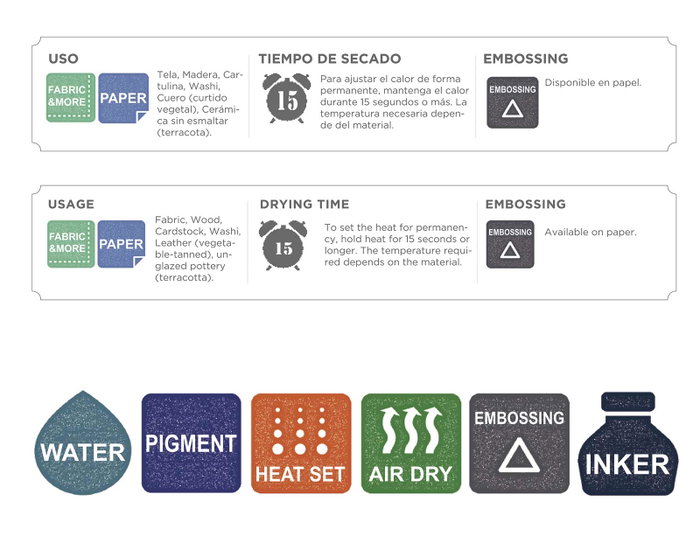 Tsukineko VERSACRAFT Tampon encreur pour textile, couleur chicle, 33x33mm Tsukineko VERSACRAFT Tampon encreur pour textile, couleur chicle, 33x33mm