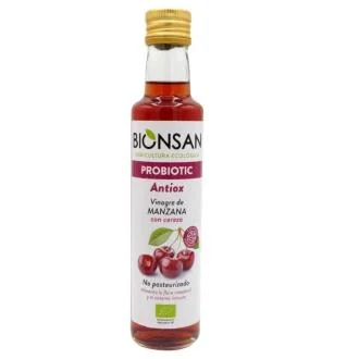 BIONSAN Probiotic Antiox Vinaigre de Cidre avec Cerise 250 ml - Digestion, Antioxydant, Probiotique BIONSAN Probiotic Antiox Vinaigre de Cidre avec Cerise 250 ml - Digestion, Antioxydant, Probiotique
