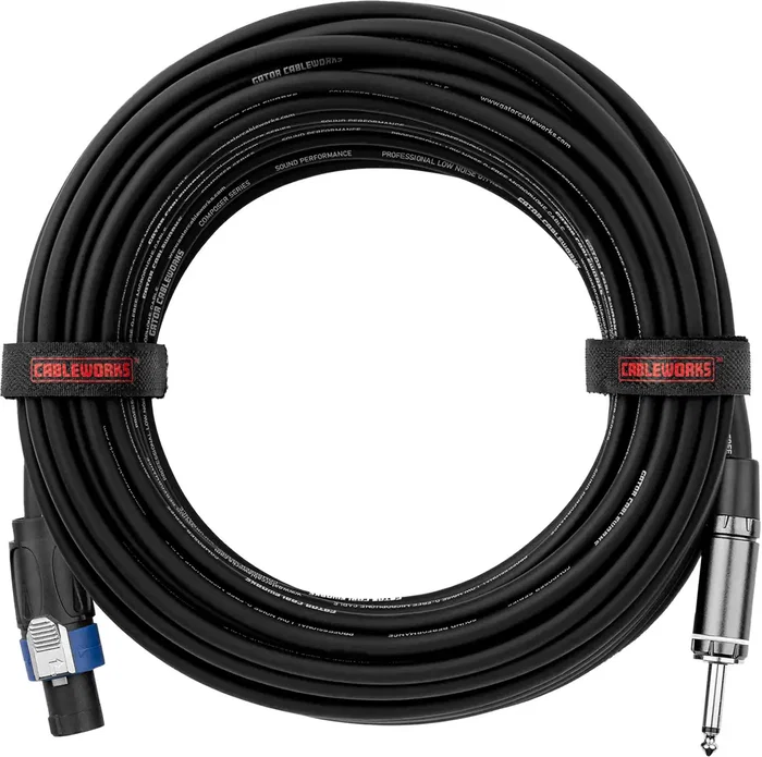 CABLEWORKS Câble Jack / Speakon pour Haut-parleur - 15 m
