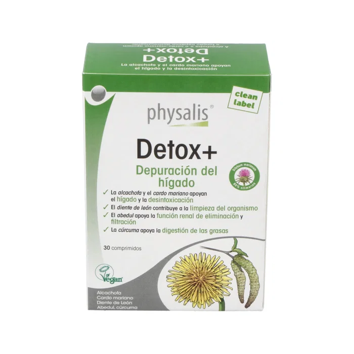 Physalis Detox+ 30 comprimés Physalis Detox+ 30 comprimés