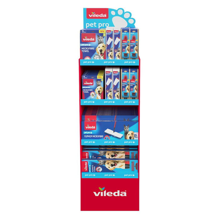 Vileda Expositor gamme mascotas Pet Pro Vileda Expositor gamme mascotas Pet Pro