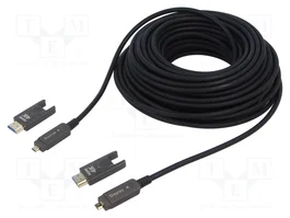 GEMBIRD Câble micro HDMI vers micro HDMI AOC 20m noir