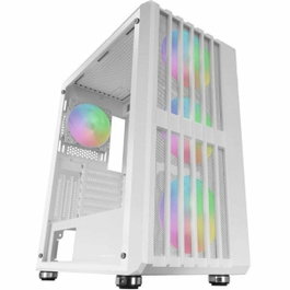 Mars Gaming Mcvault Atx Boîtier PC Semitorre ARGB Fenêtre Latérale Ventilateurs 120mm x4 Refroidissement Liquide USB 3.0