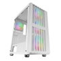 Mars Gaming Mcvault Atx Boîtier PC Semitorre ARGB Fenêtre Latérale Ventilateurs 120mm x4 Refroidissement Liquide USB 3.0
