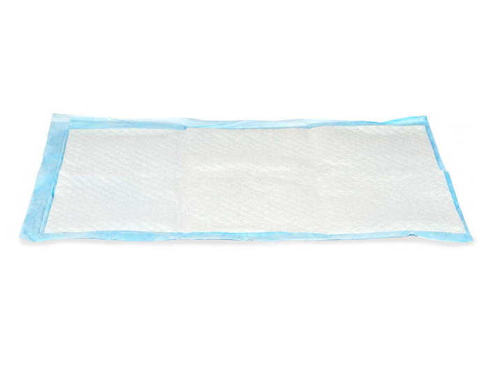 MASCOW Lot de 10 alèses absorbantes avec adhésif 40x60cm Bleu-Blanc MASCOW Lot de 10 alèses absorbantes avec adhésif 40x60cm Bleu-Blanc