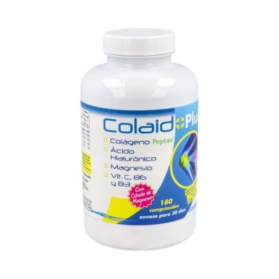 JUST AID COLAID PLUS Collagène et Acide Hyaluronique 180 comprimés JUST AID COLAID PLUS Collagène et Acide Hyaluronique 180 comprimés