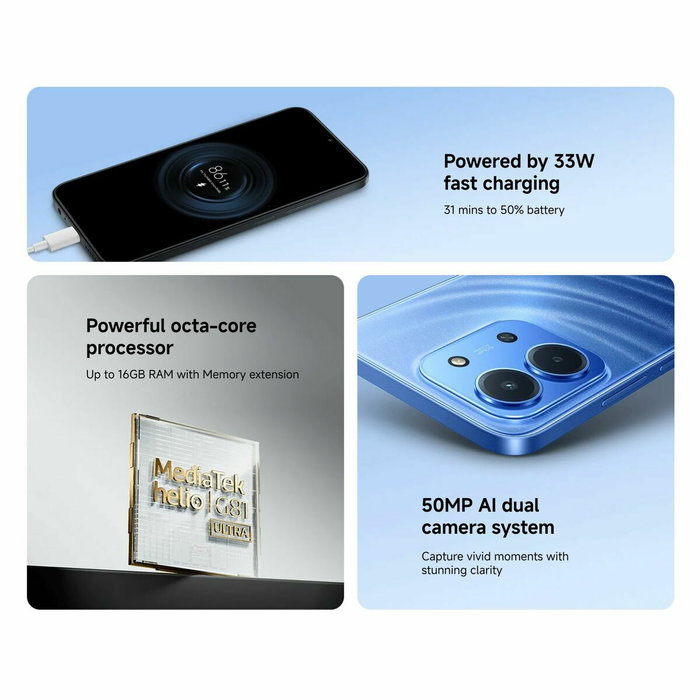 Smartphone Xiaomi Redmi 15C 6,9" Octa Core 4 GB RAM 256 GB Orange