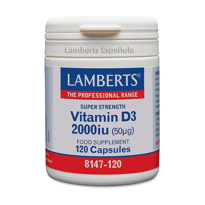 Lamberts Vitamine D3 2000 UI 120 capsules Lamberts Vitamine D3 2000 UI 120 capsules
