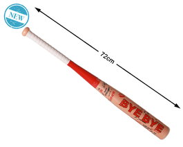 Atosa Bâton de Baseball Décoré Bye Bye 72 cm pour Villaine Rebelle