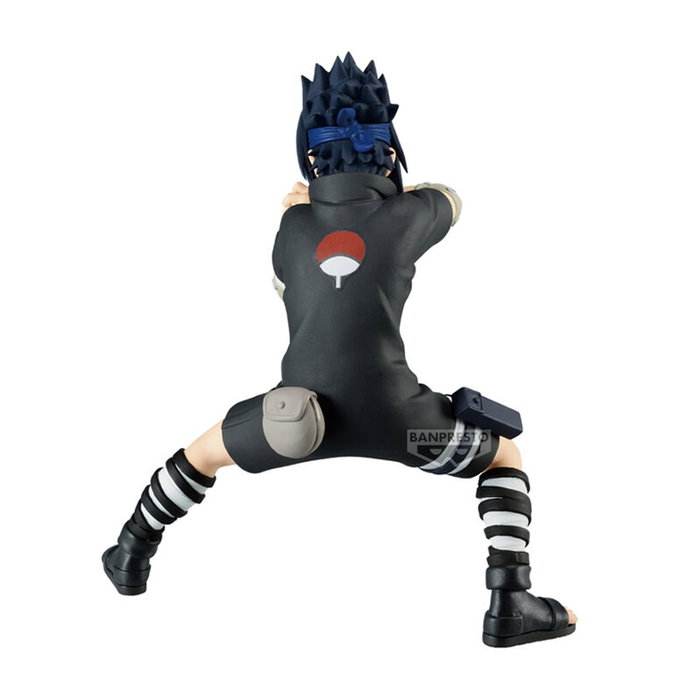 BANPRESTO Figurine Sasuke Uchiha Vibration Stars de Naruto Shippuden - 14 cm - Pour +15 ans