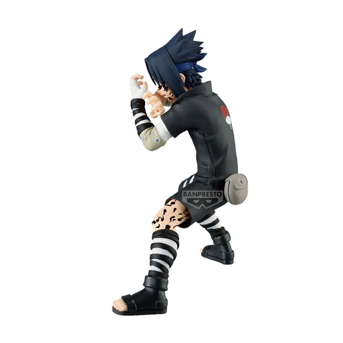 BANPRESTO Figurine Sasuke Uchiha Vibration Stars de Naruto Shippuden - 14 cm - Pour +15 ans