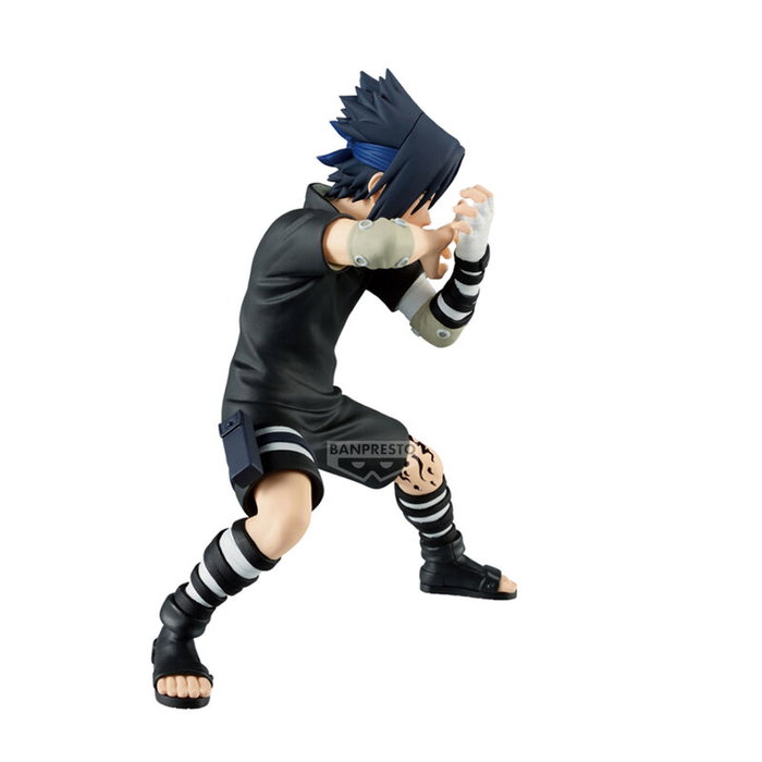 BANPRESTO Figurine Sasuke Uchiha Vibration Stars de Naruto Shippuden - 14 cm - Pour +15 ans