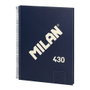Cahier à Spirale Milan 430 Bleu A4 80 Volets (3 Unités)