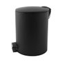 Day Poubelle de Salle de Bain 3 L Noire avec Pédale et Soft Close