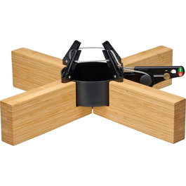 Krinner Kopenhagen Bamboo Support de sapin de Noël 2,5 m / 12 cm