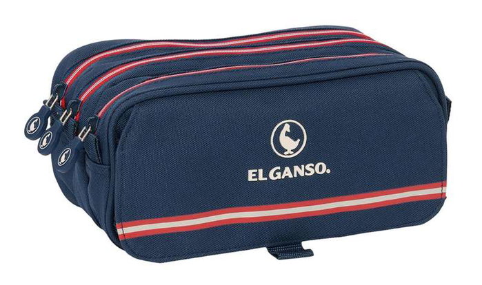 Safta El Ganso Classic Porte-tout Triple Big, Boîte de Rangement pour Enfant 3 ans, Dimensions 21.5 x 10 x 8 cm