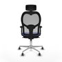 Piqueras y Crespo Chaise de Bureau Jorquera 2D086G2 Bleu clair