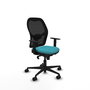 Piqueras y Crespo Chaise de Bureau Jorquera Turquoise et Noir