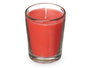 Acorde Lot de 6 bougies en verre parfum fruits rouges 16 x 6,5 x 11 cm (Set de 12)
