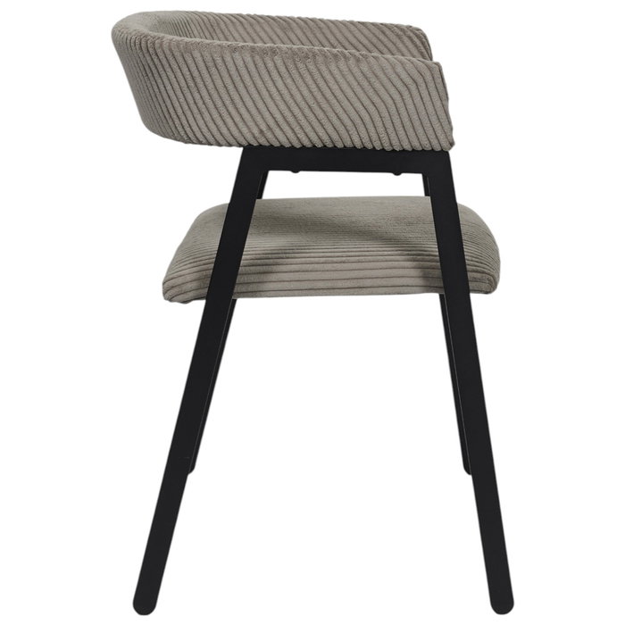 Home Deco Factory Chaise Design Scott Taupe