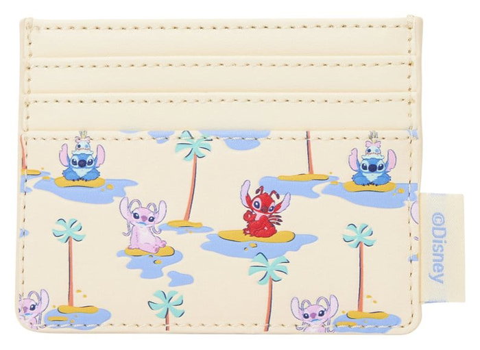 Loungefly étui pour carte de transport Lilo & Stitch Stitch, Angel, & Leroy