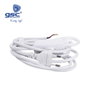 GSC Evolution Câble textile 1.5M (2x0.75mm) blanc avec fiche