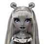 MGA Shadow High - Poupée Luna Madison 570592 en gris métallique avec yeux de cristal, cheveux lisses et vêtements détaillés
