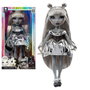 MGA Shadow High - Poupée Luna Madison 570592 en gris métallique avec yeux de cristal, cheveux lisses et vêtements détaillés