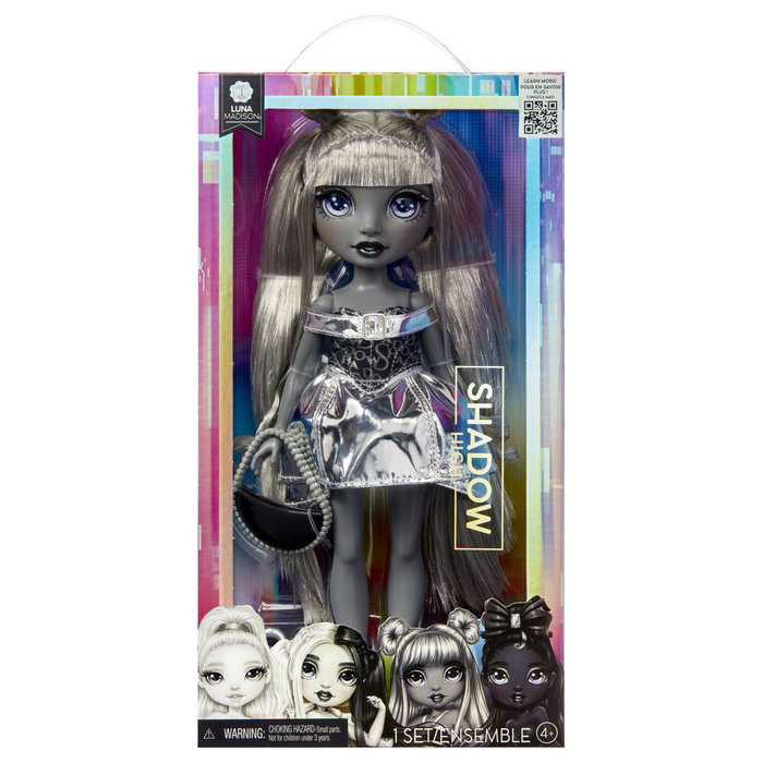 MGA Luna Shadow High - Poupée Mannequin Gris Métallique