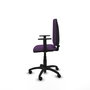 PIQUERAS Y CRESPO Chaise de bureau Aýna violette avec accoudoirs 1D