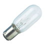 Fbright Ampoule incandescente tubulaire claire, 25 W, culot bayoneta