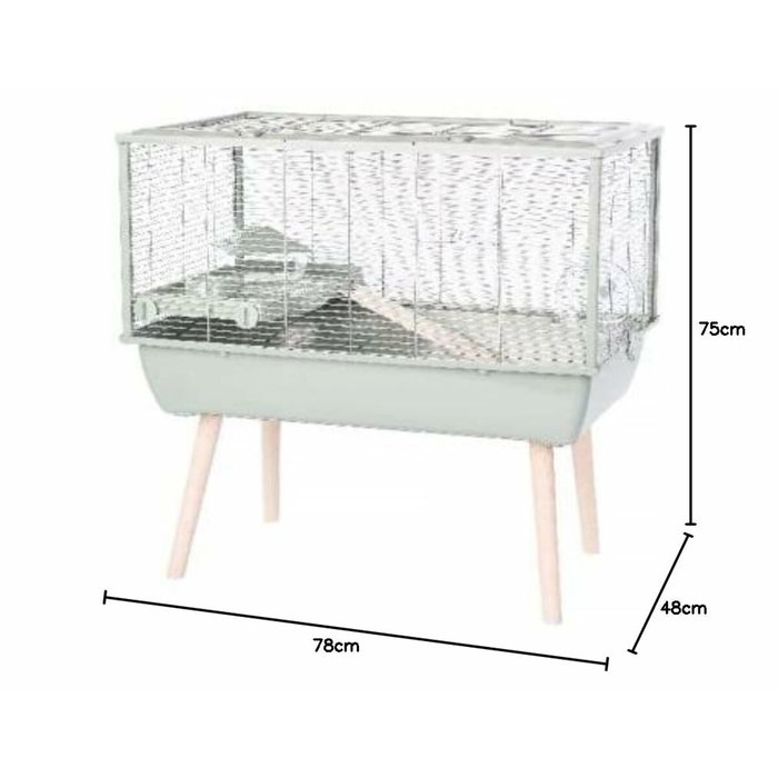 Zolux Cage Néolife pour hamster surélevée - Vert