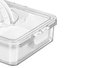 Kinvara Boîte Hermétique 3,2L avec 8 Organisateurs et Anse Blanche 31x7x24cm (Set de 12)